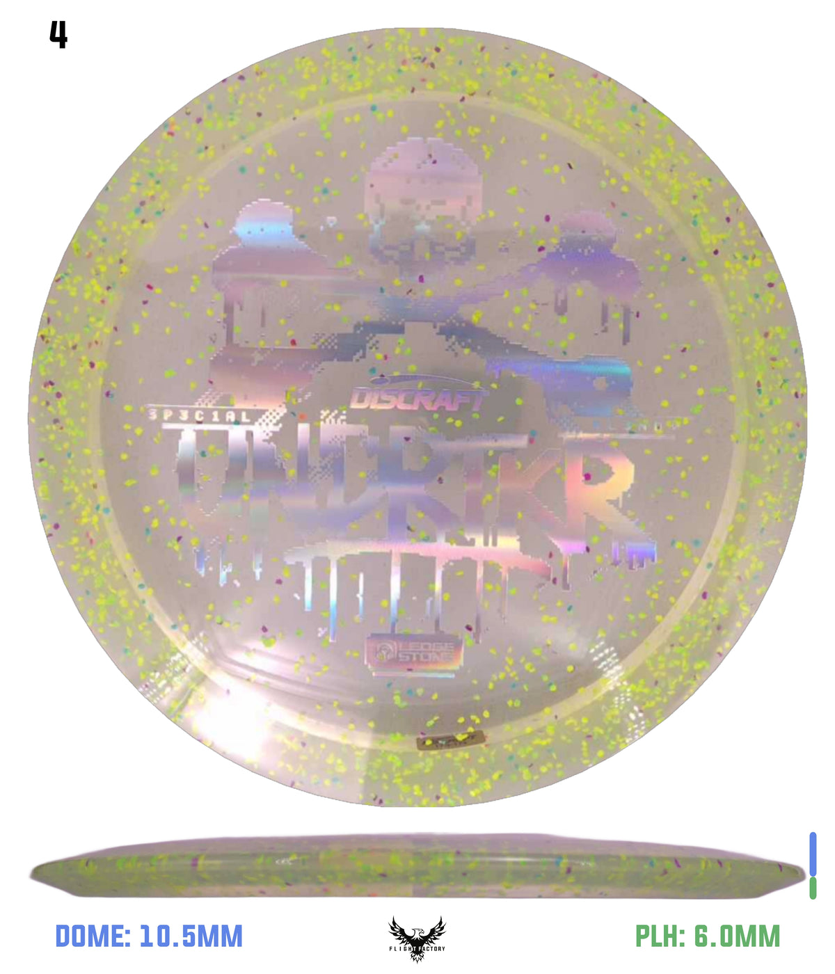 Discraft CryZtal Confetti Undertaker - Ledgestone 2026 Season 2