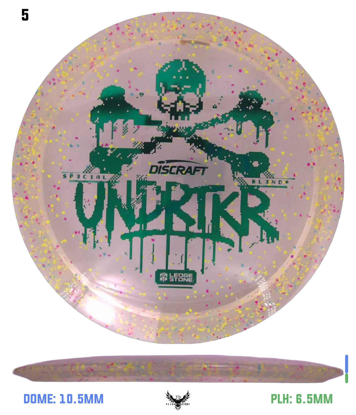 Discraft CryZtal Confetti Undertaker - Ledgestone 2026 Season 2