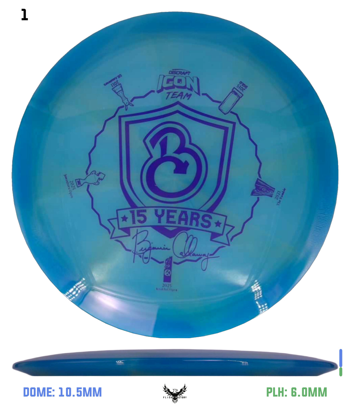 Discraft Z Swirl Undertaker - Ben Callaway 15 Years
