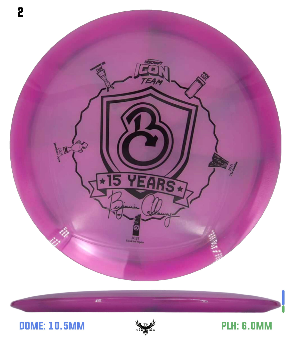 Discraft Z Swirl Undertaker - Ben Callaway 15 Years