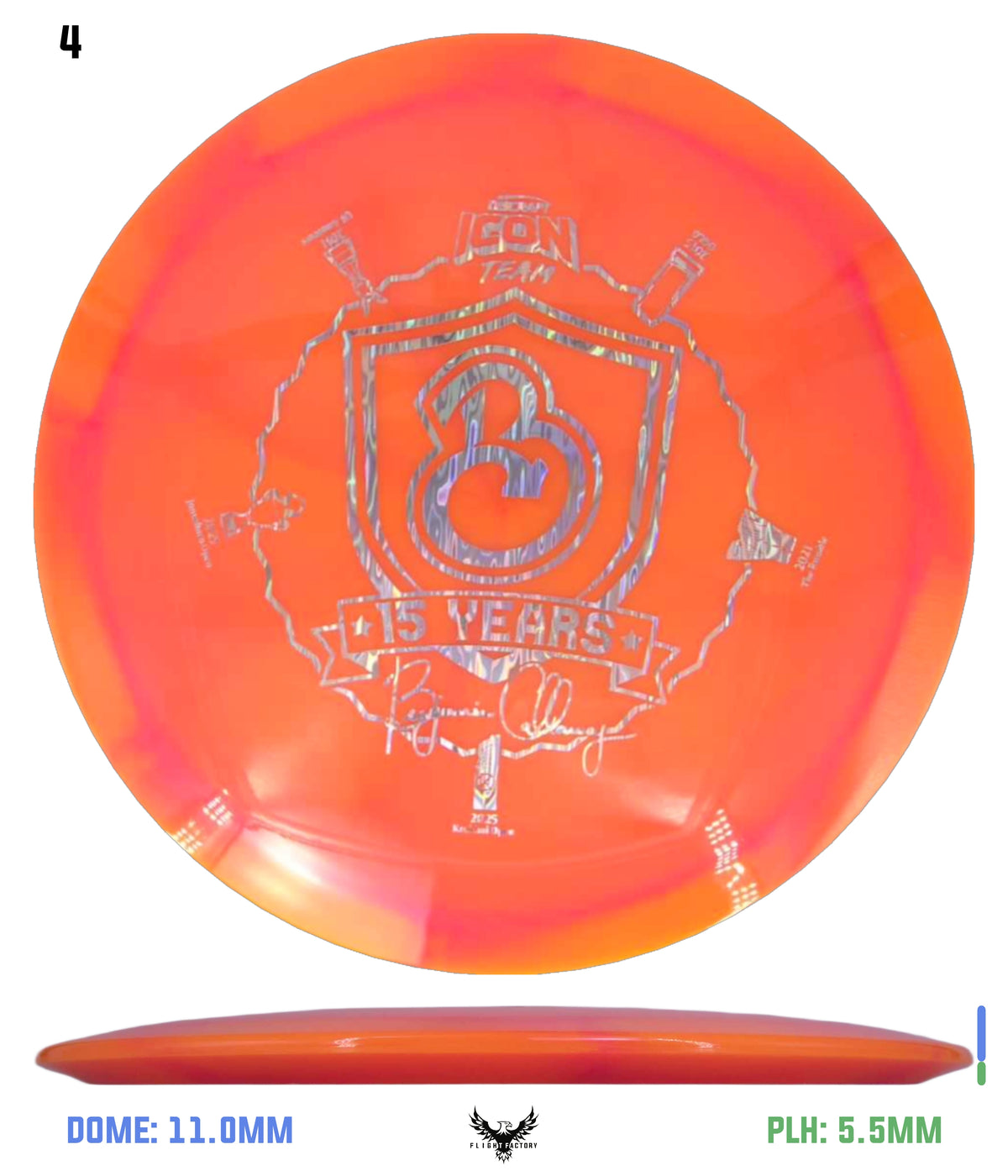Discraft Z Swirl Undertaker - Ben Callaway 15 Years