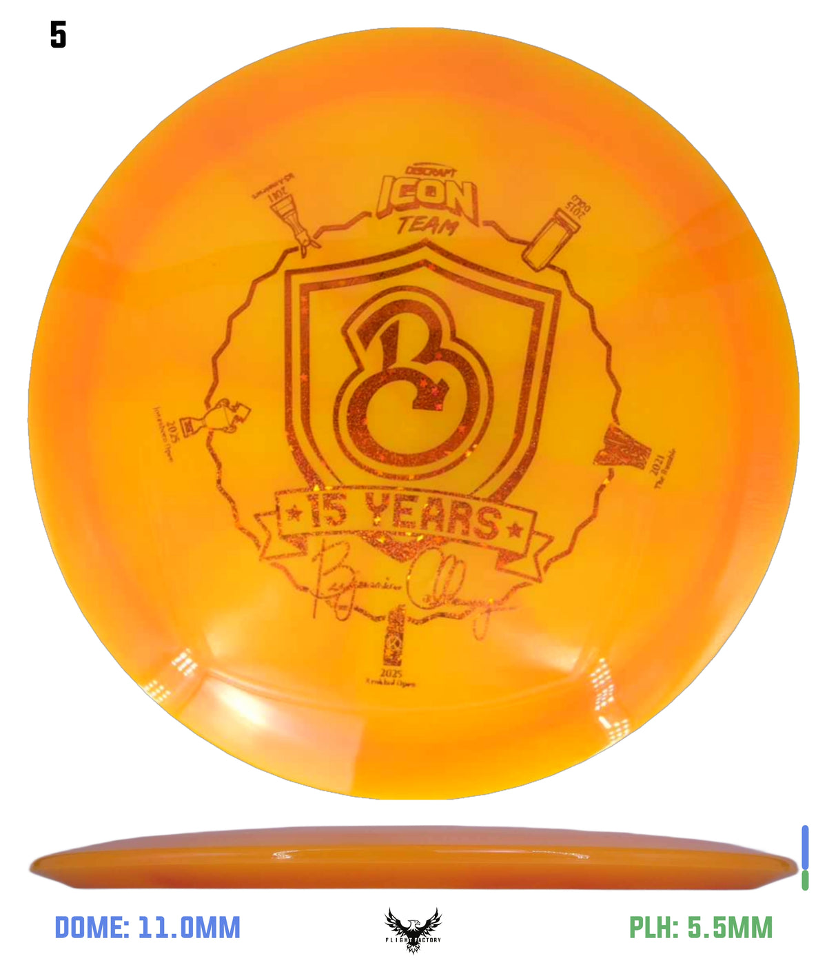 Discraft Z Swirl Undertaker - Ben Callaway 15 Years