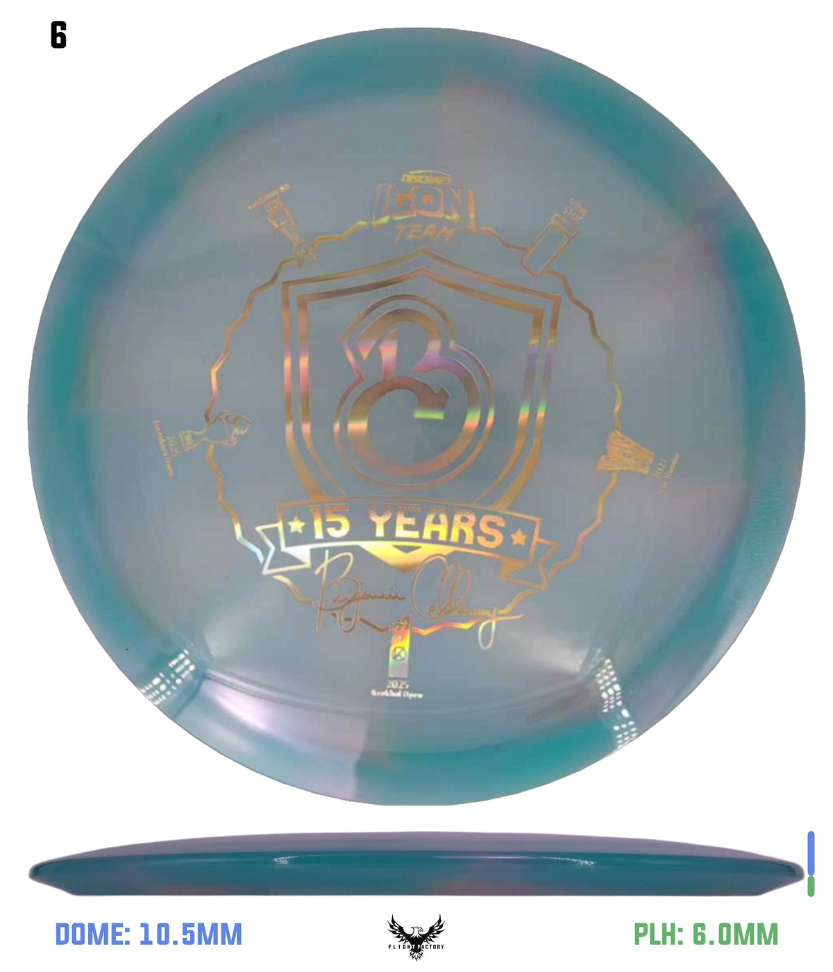 Discraft Z Swirl Undertaker - Ben Callaway 15 Years