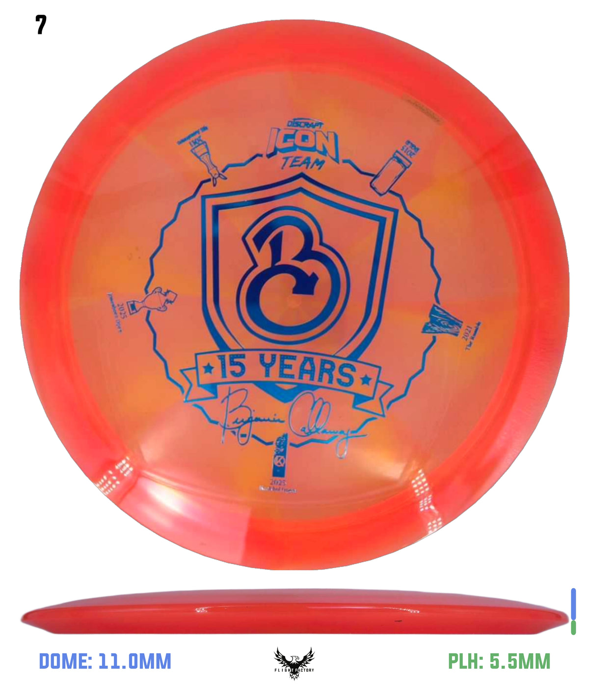 Discraft Z Swirl Undertaker - Ben Callaway 15 Years