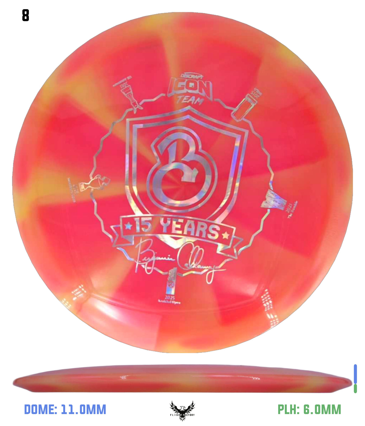 Discraft Z Swirl Undertaker - Ben Callaway 15 Years
