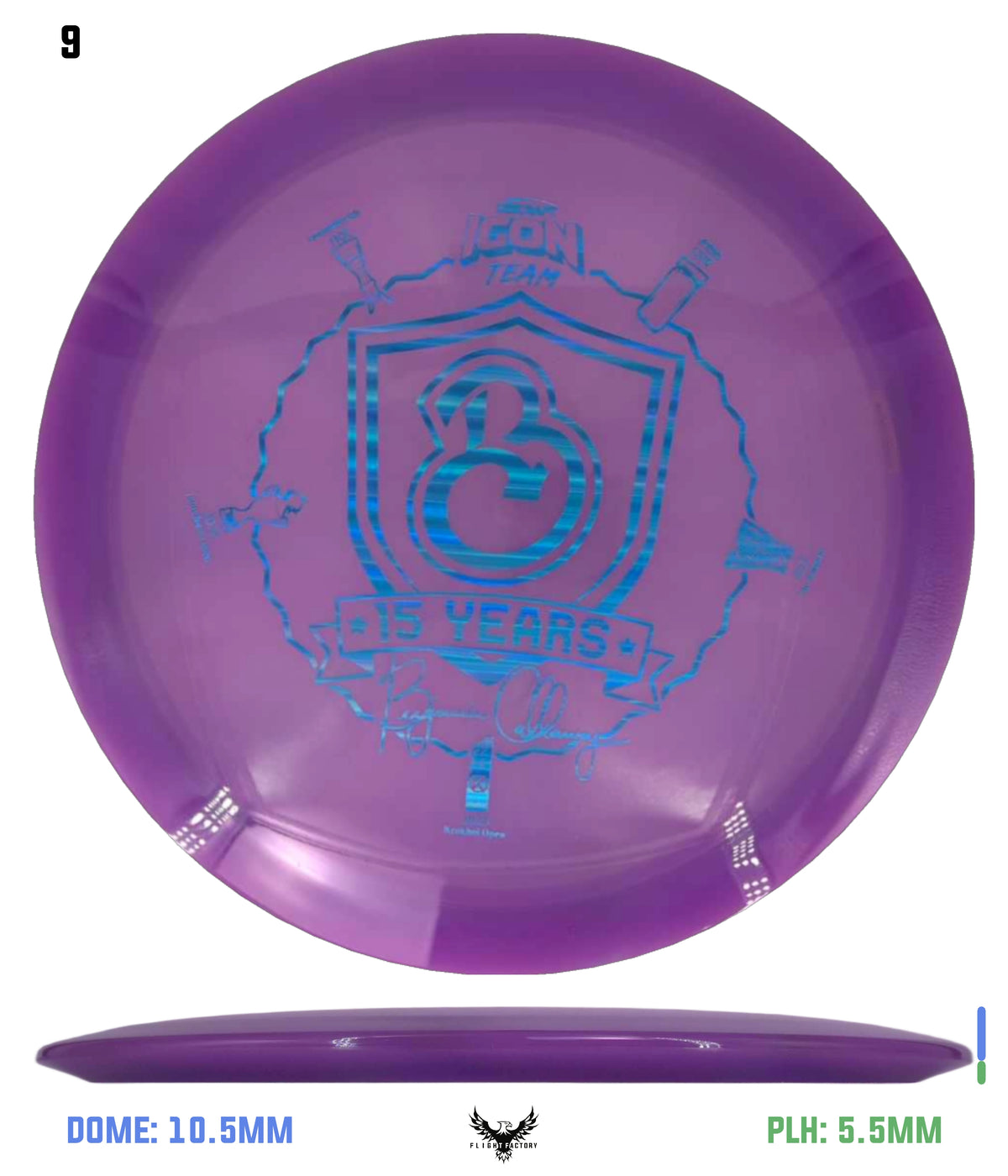 Discraft Z Swirl Undertaker - Ben Callaway 15 Years