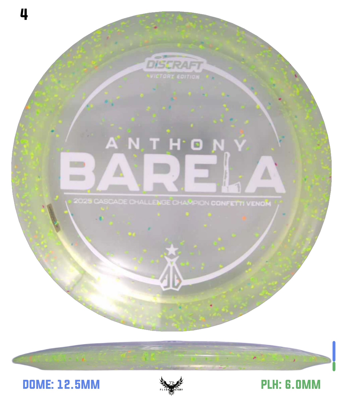 Discraft Anthony Barela Cascade Champion Z Confetti Venom