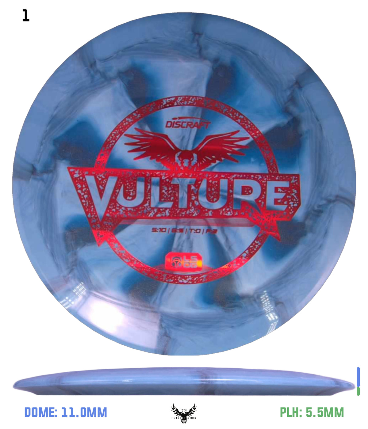 Discraft ESP Colorshift Swirl Vulture - Ledgestone 2026 Season 3