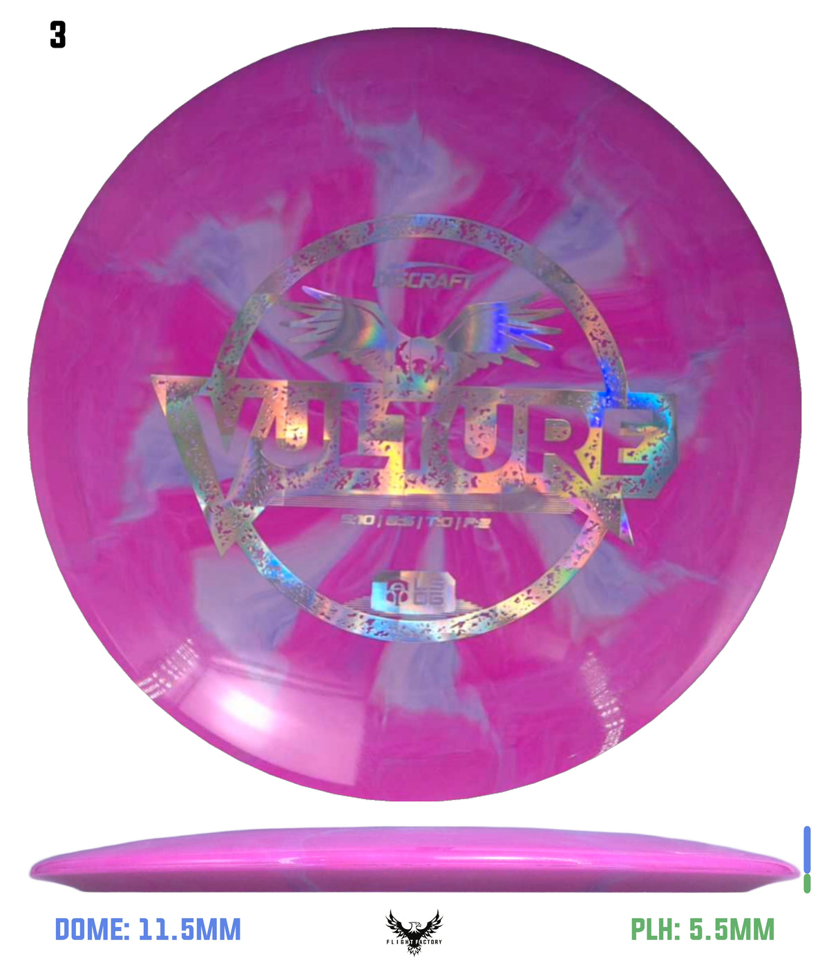 Discraft ESP Colorshift Swirl Vulture - Ledgestone 2026 Season 3