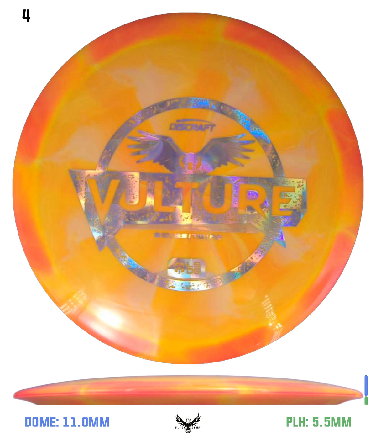 Discraft ESP Colorshift Swirl Vulture - Ledgestone 2026 Season 3
