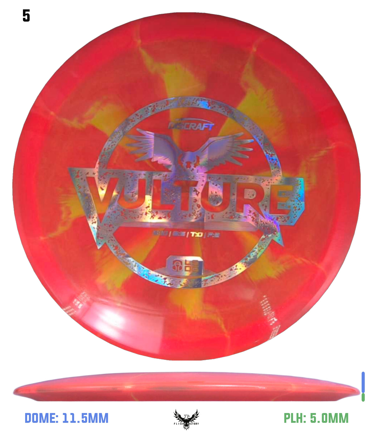Discraft ESP Colorshift Swirl Vulture - Ledgestone 2026 Season 3