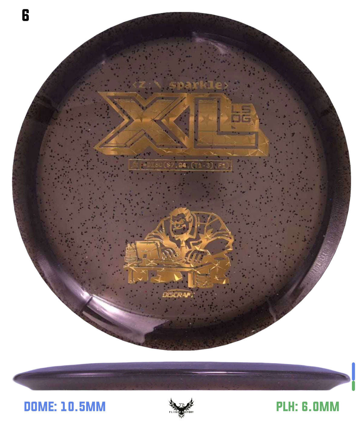 Discraft Z Sparkle XL- Ledgestone 2026 Season 1 - Flight Factory Discs