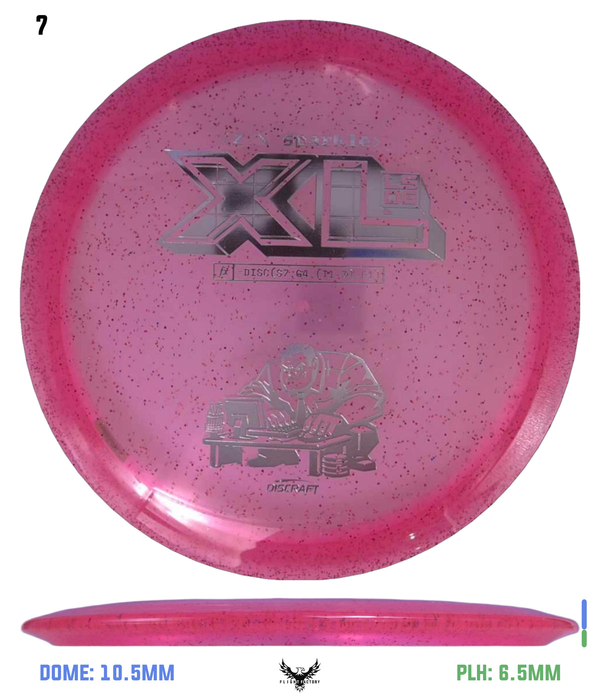 Discraft Z Sparkle XL- Ledgestone 2026 Season 1 - Flight Factory Discs
