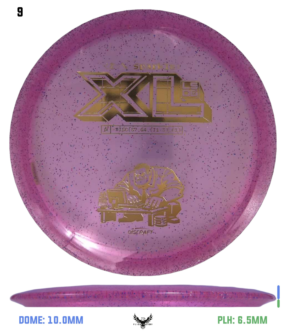 Discraft Z Sparkle XL- Ledgestone 2026 Season 1 - Flight Factory Discs