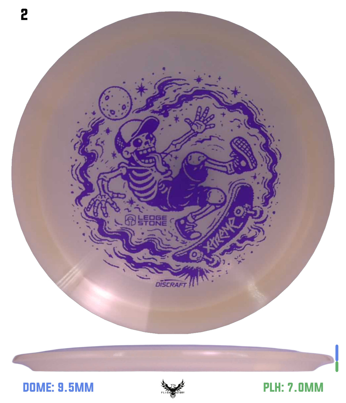 Discraft Z Glo Lite Xtreme - Ledgestone 2026 Wave 3