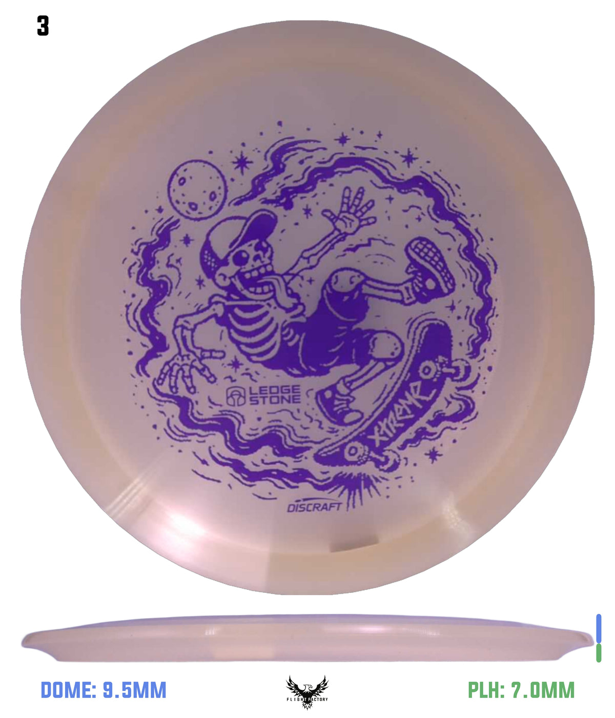Discraft Z Glo Lite Xtreme - Ledgestone 2026 Wave 3