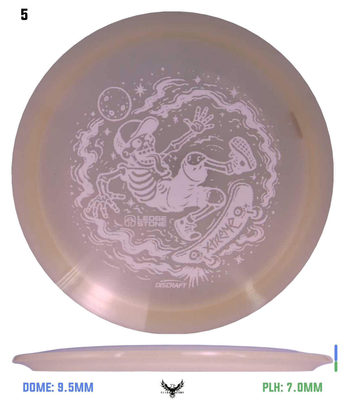 Discraft Z Glo Lite Xtreme - Ledgestone 2026 Wave 3