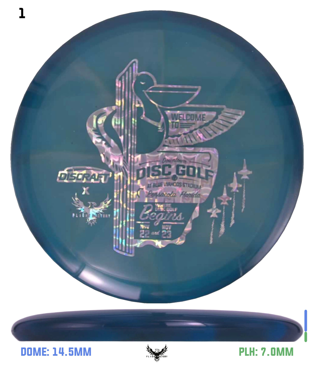 Discraft Paul McBeth Tour Series Z Swirl Luna - 2025 Downtown Disc Golf Experience