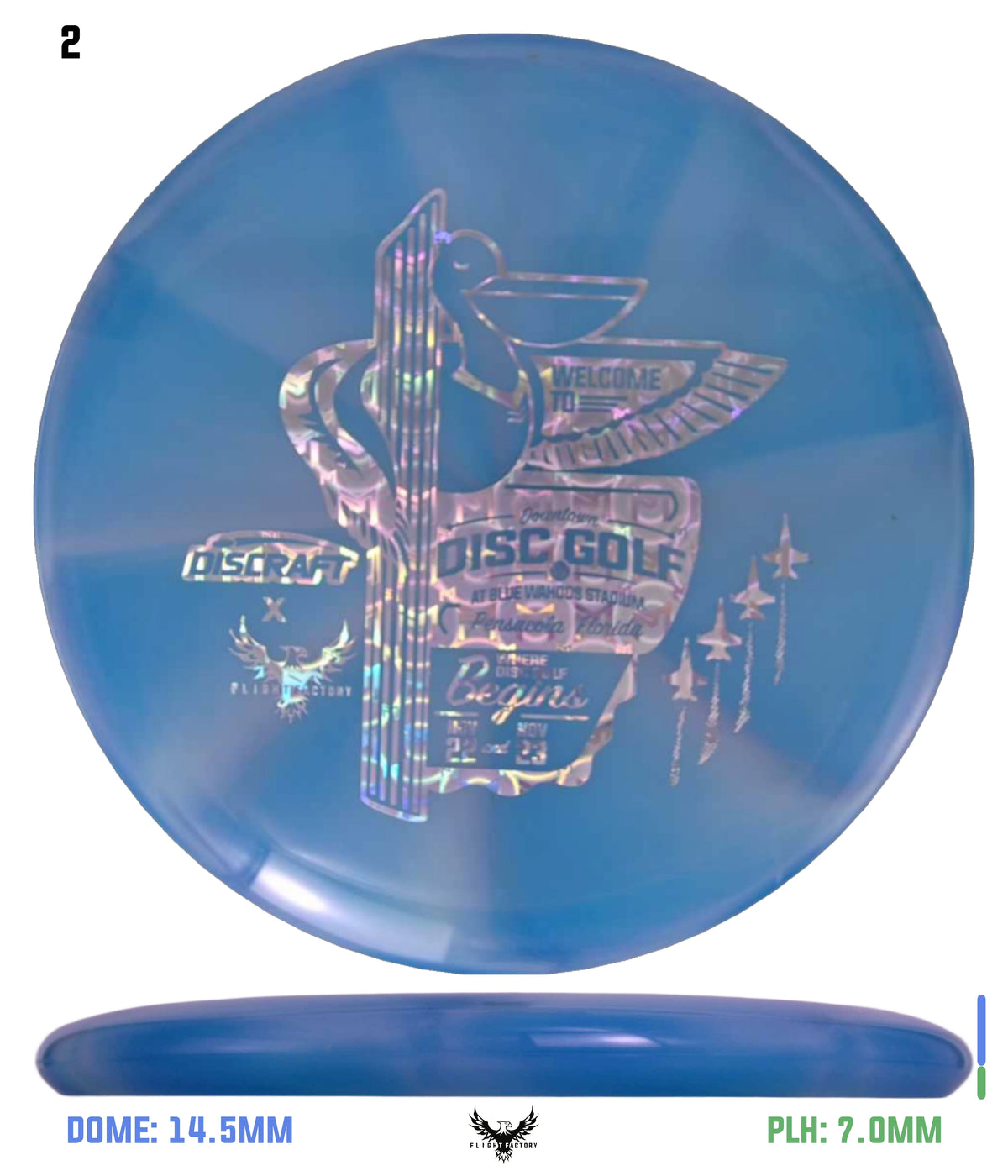 Discraft Paul McBeth Tour Series Z Swirl Luna - 2025 Downtown Disc Golf Experience