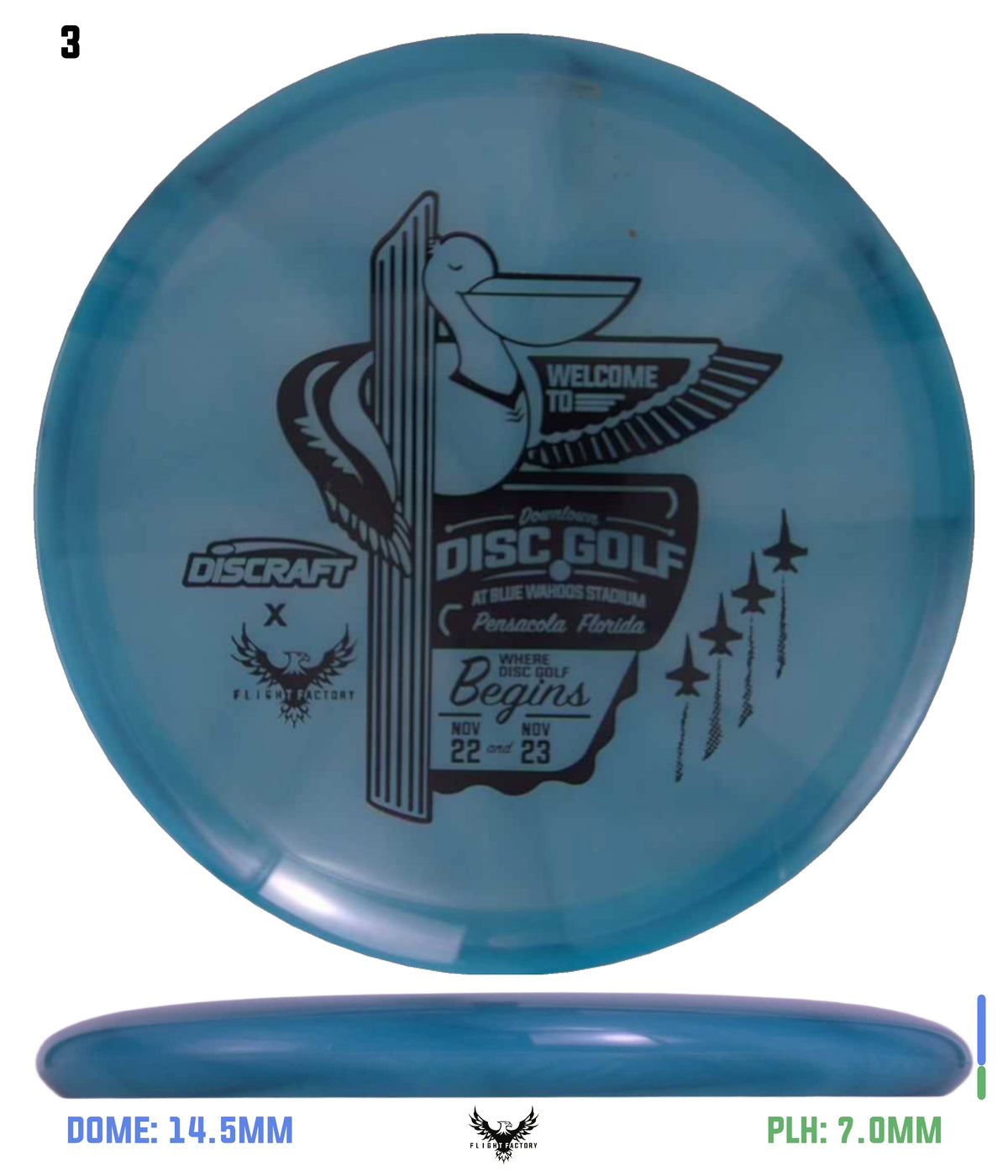 Discraft Paul McBeth Tour Series Z Swirl Luna - 2025 Downtown Disc Golf Experience