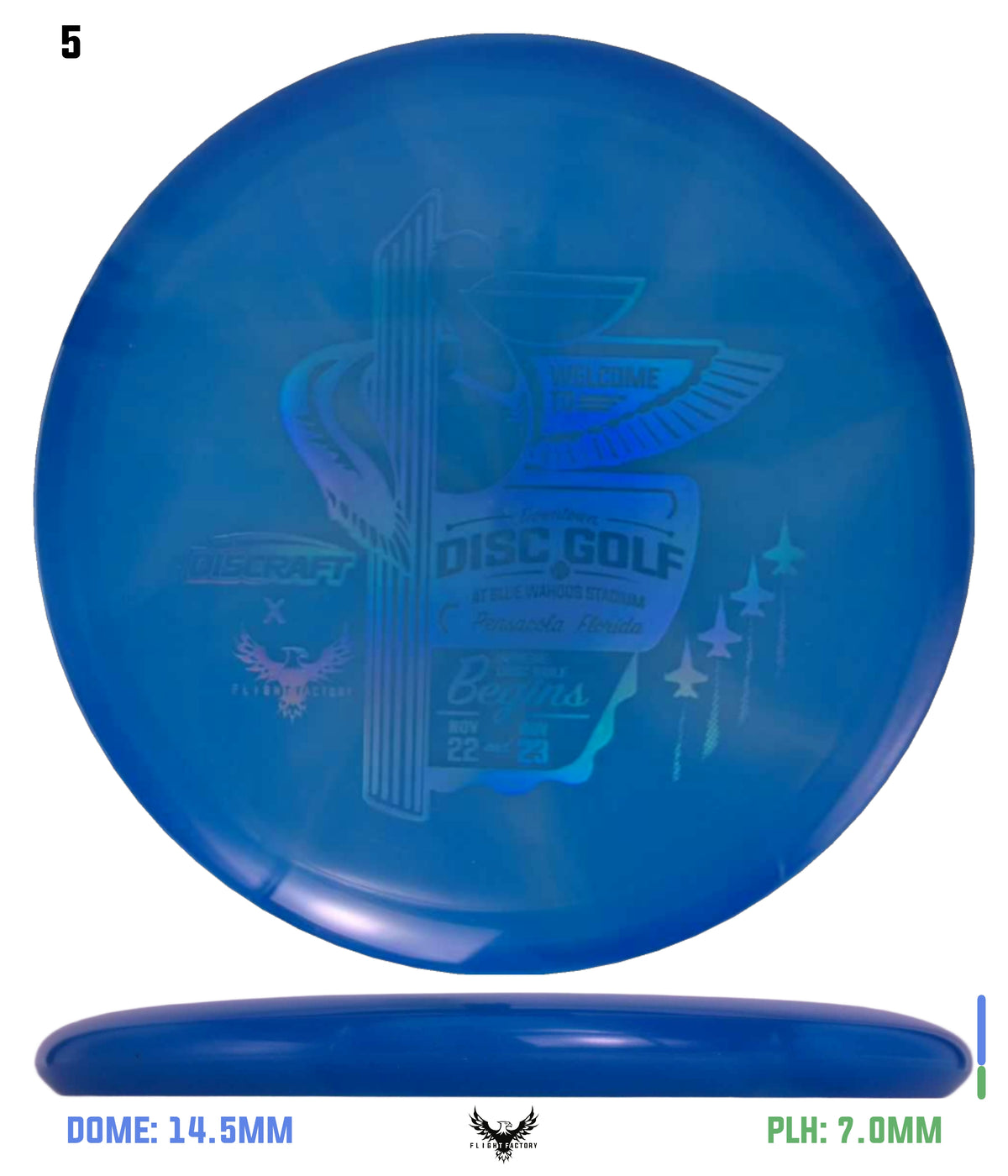 Discraft Paul McBeth Tour Series Z Swirl Luna - 2025 Downtown Disc Golf Experience