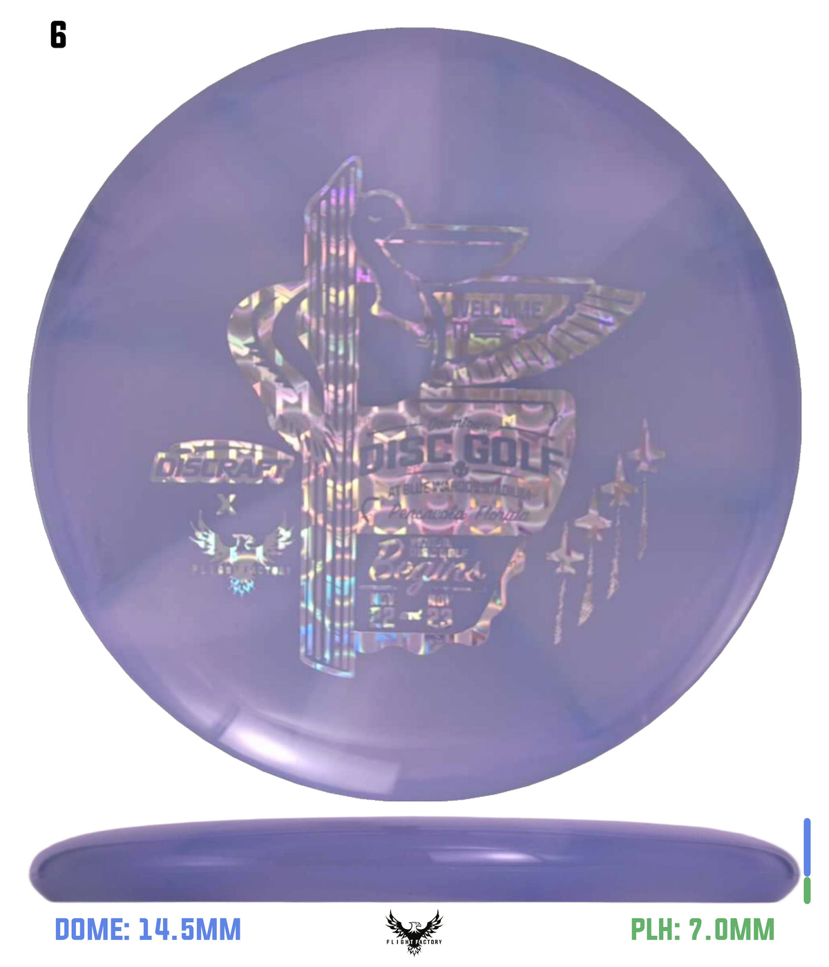 Discraft Paul McBeth Tour Series Z Swirl Luna - 2025 Downtown Disc Golf Experience