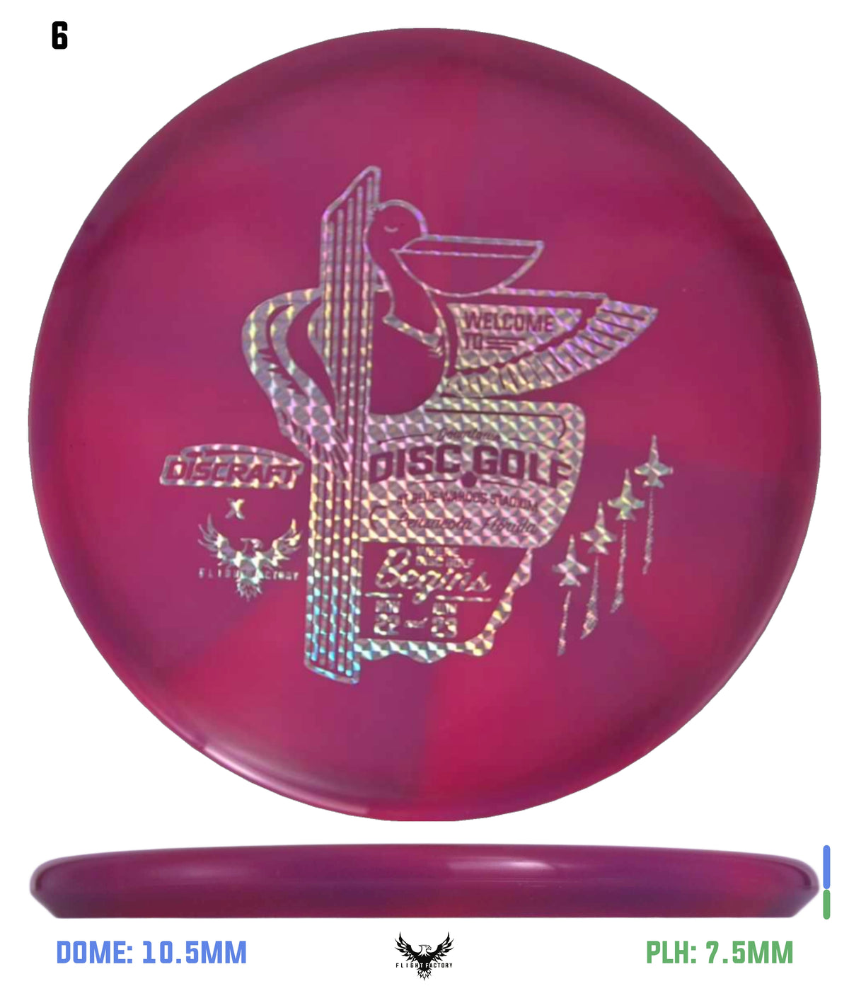 Discraft Tour Series Z Swirl Zone - 2025 Downtown Disc Golf Experience