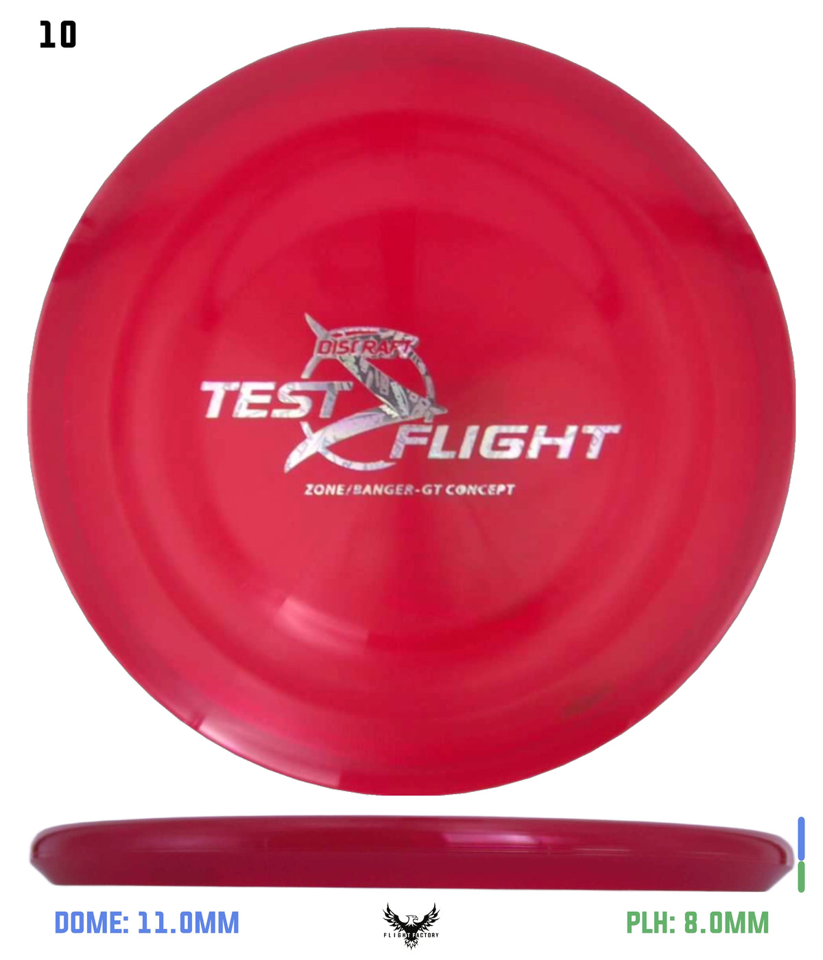 Discraft Z Zone GT (Banger Top) - Test Flight