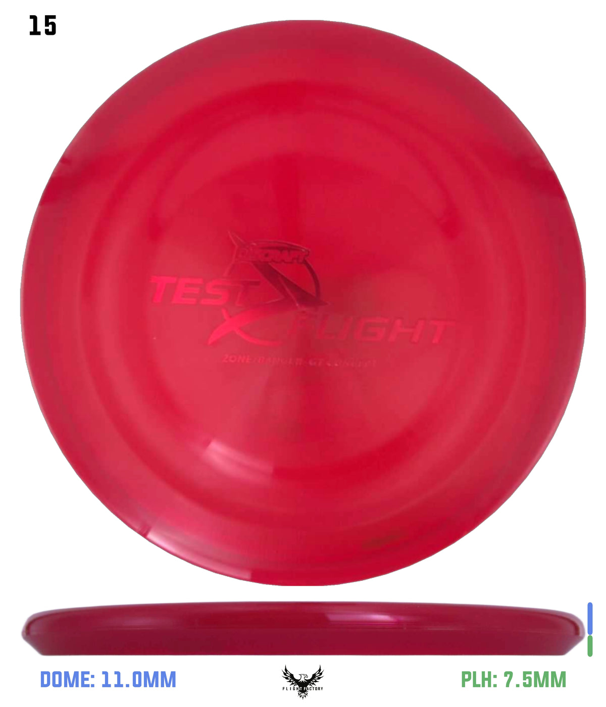 Discraft Z Zone GT (Banger Top) - Test Flight