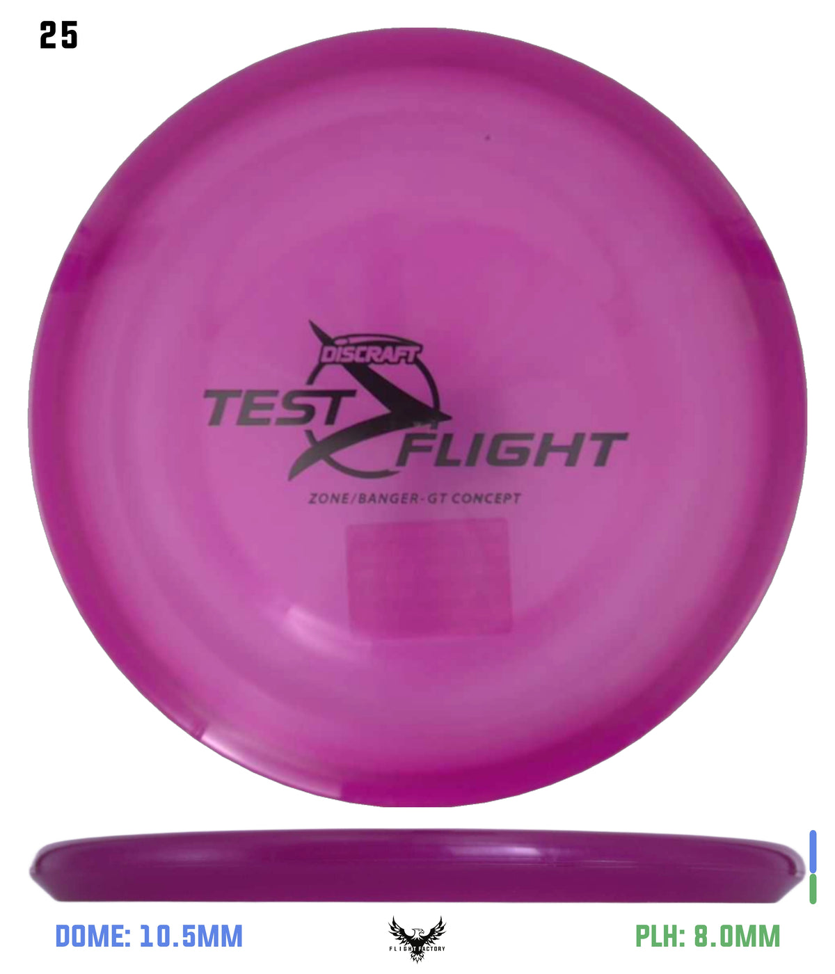 Discraft Z Zone GT (Banger Top) - Test Flight