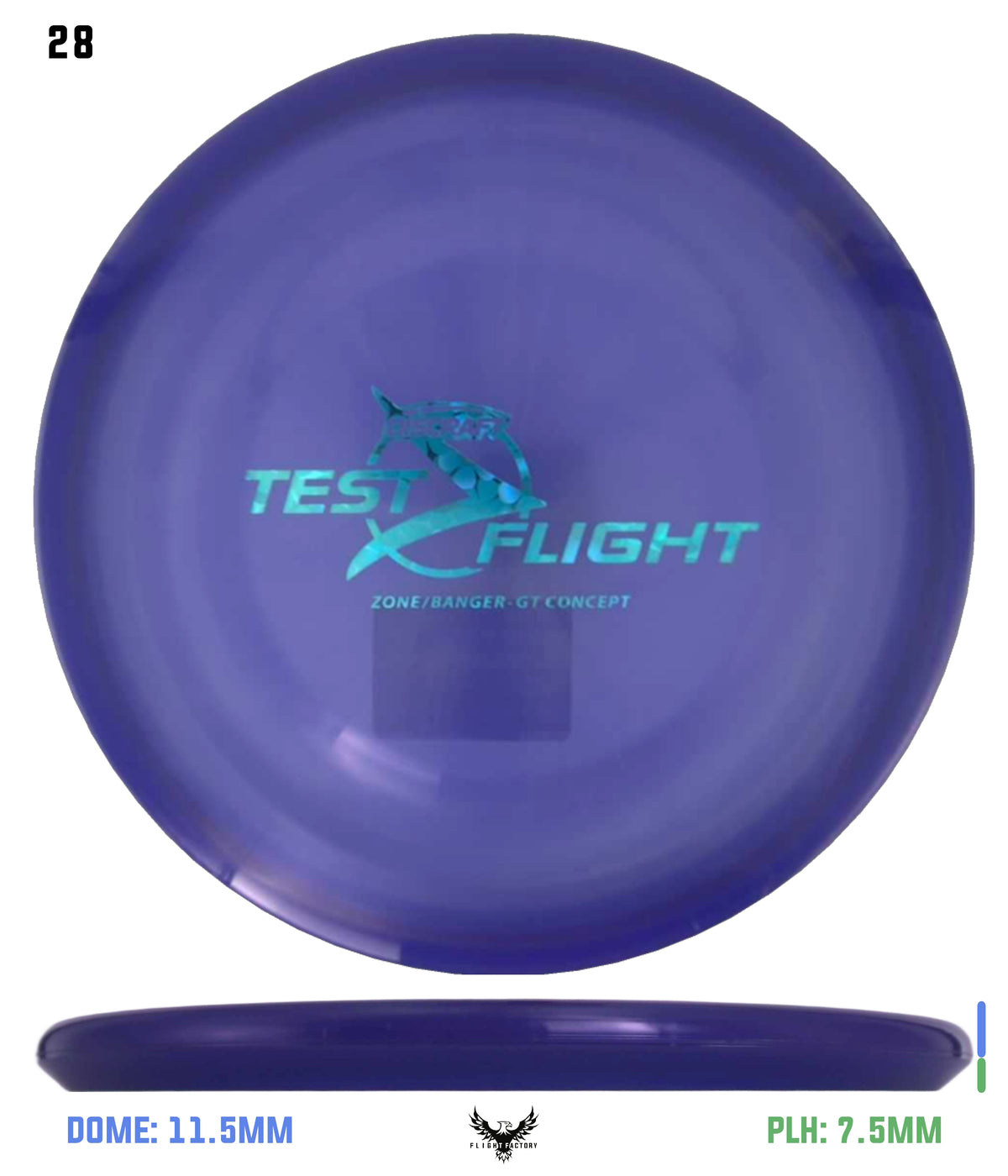 Discraft Z Zone GT (Banger Top) - Test Flight