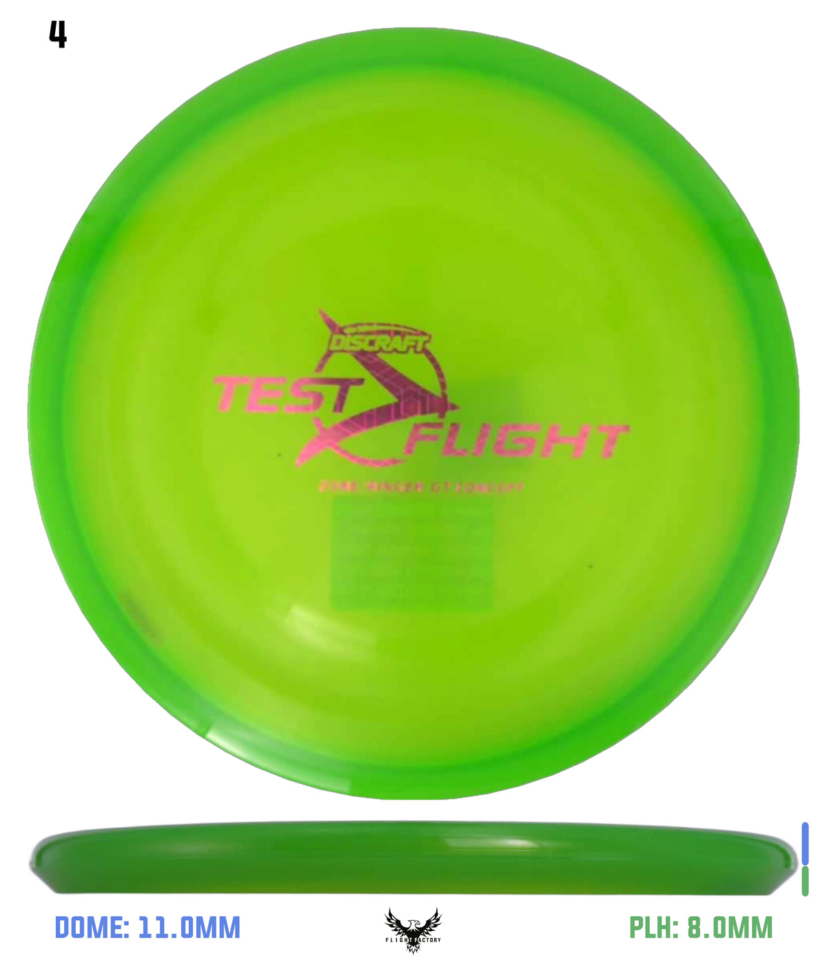 Discraft Z Zone GT (Banger Top) - Test Flight