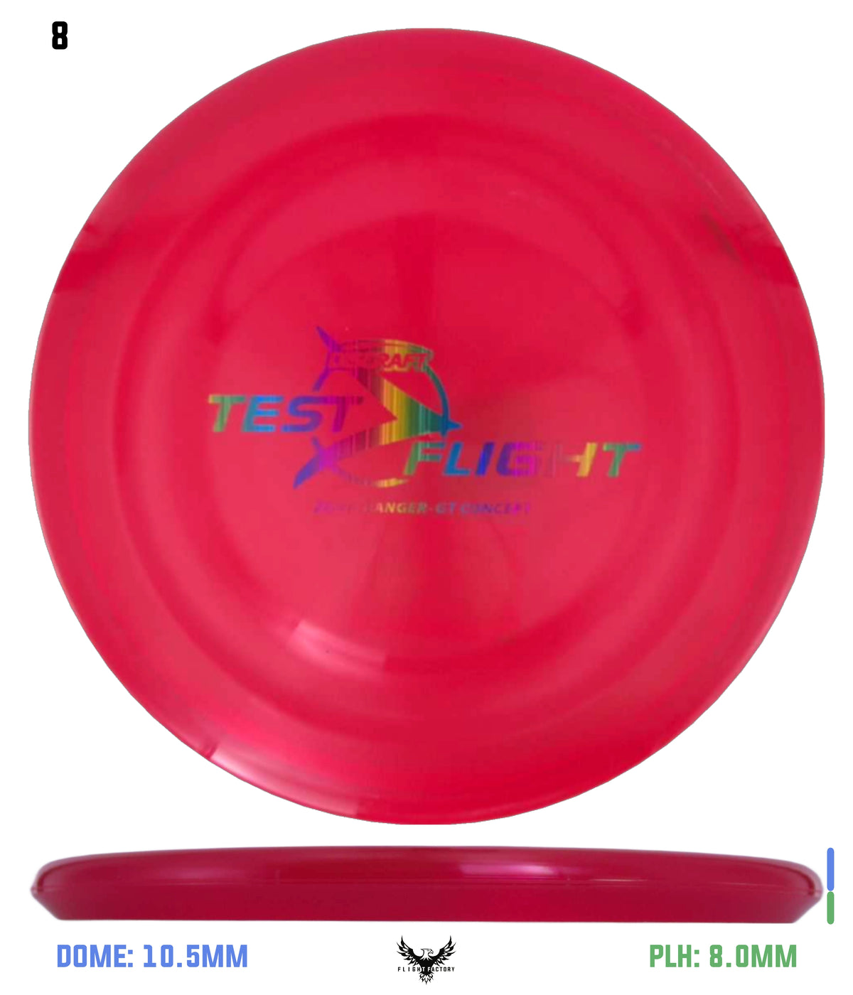 Discraft Z Zone GT (Banger Top) - Test Flight