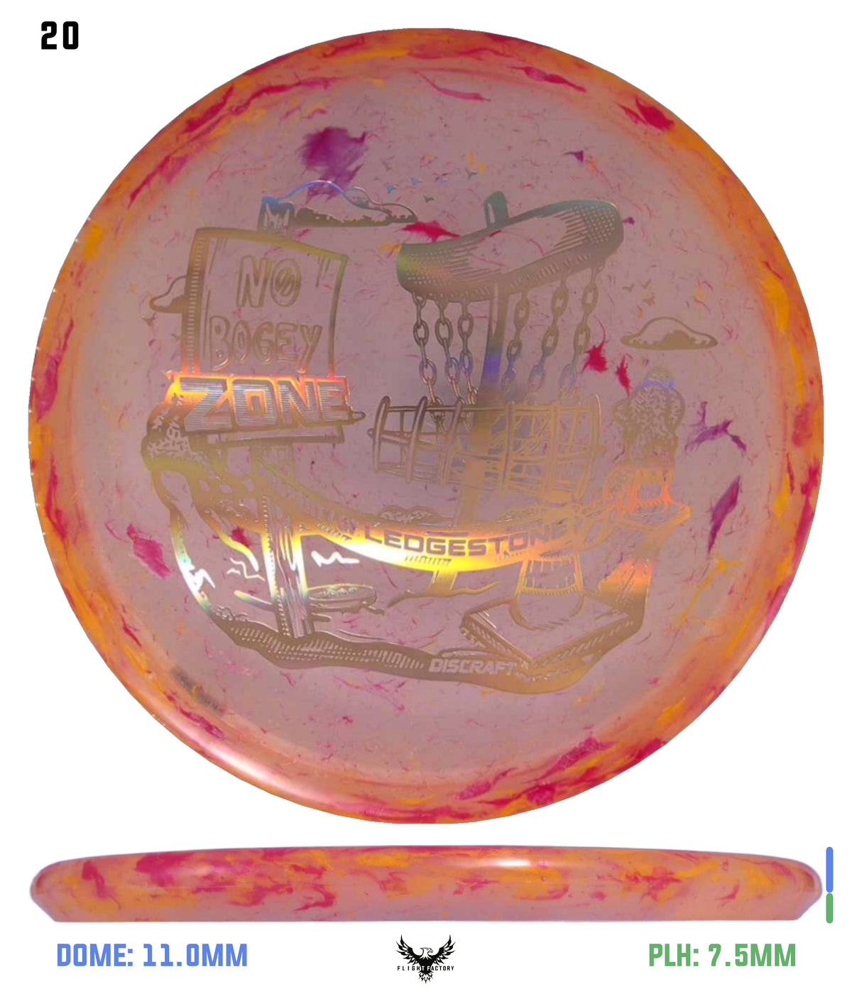 Discraft Jawbreaker Z FLX Zone - Ledgestone 2026 Season 1