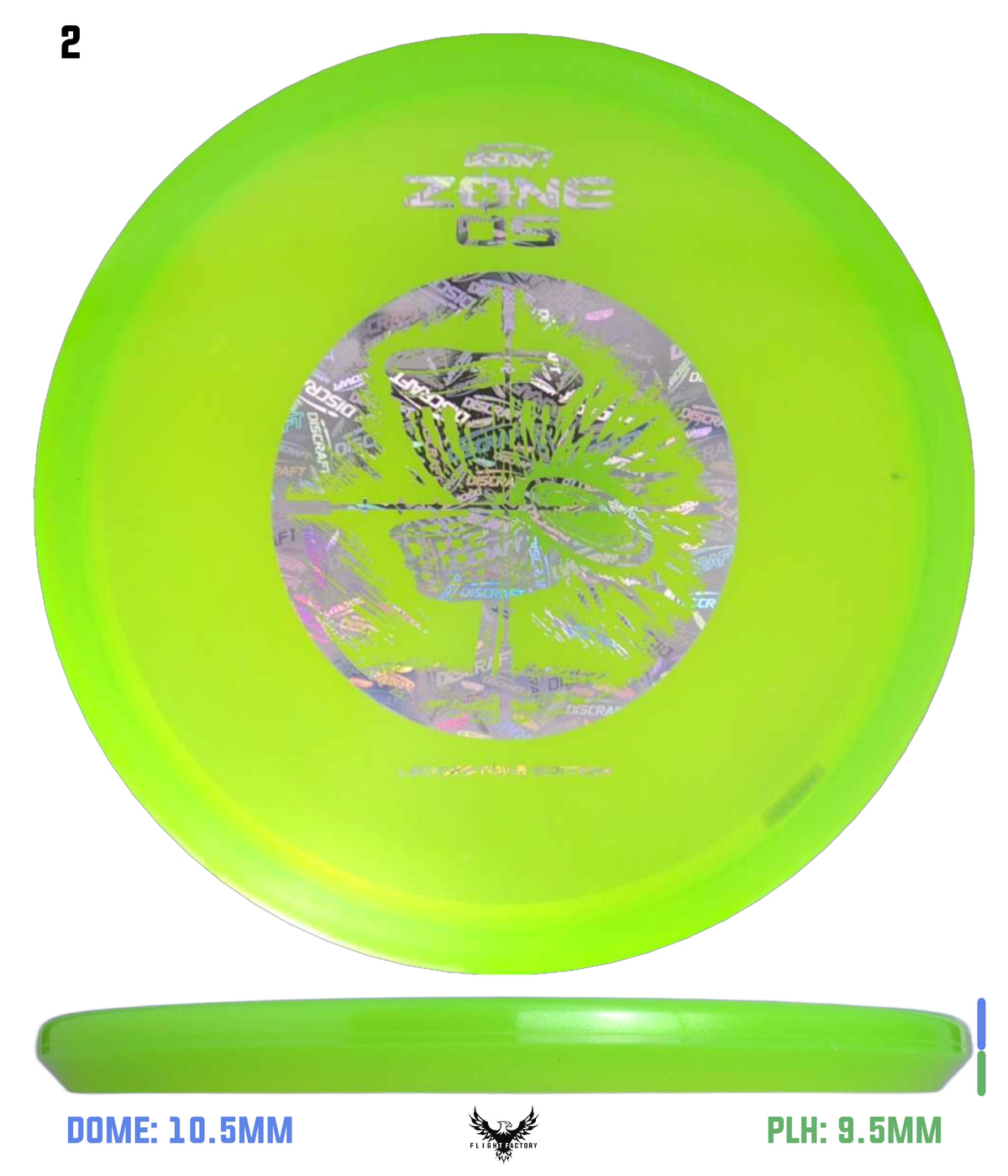 Discraft Z FLX Colorshift Zone OS - Ledgestone 2025 Finale