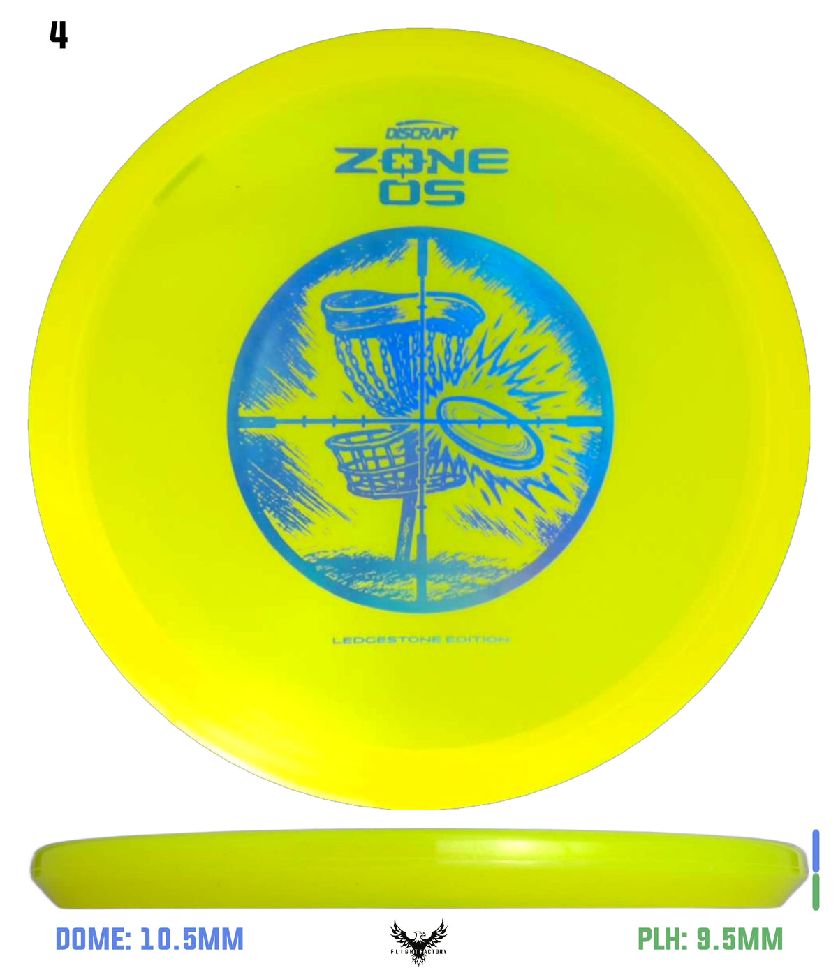 Discraft Z FLX Colorshift Zone OS - Ledgestone 2025 Finale