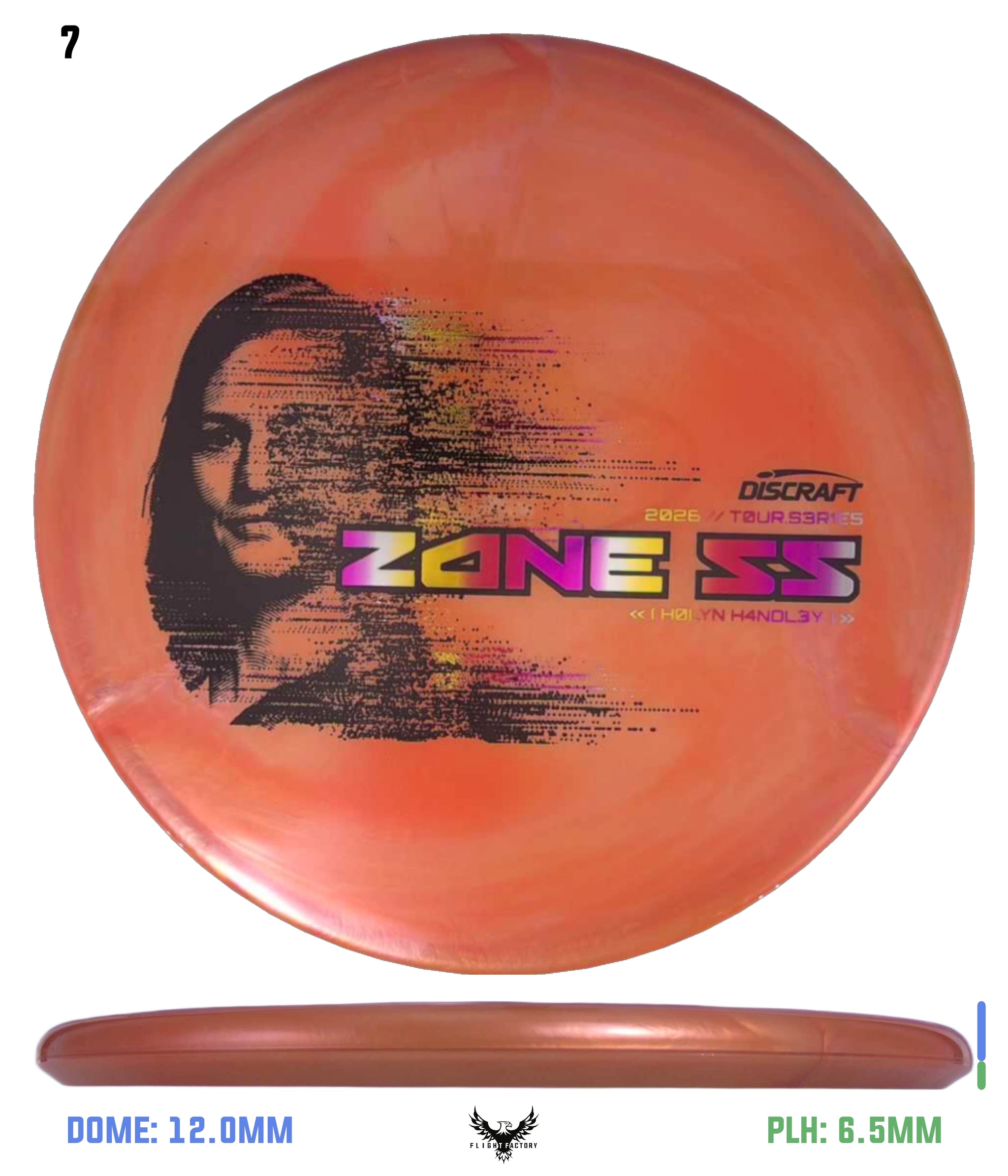 Discraft 2026 Tour Series Zone SS - Holyn Handley - Flight Factory