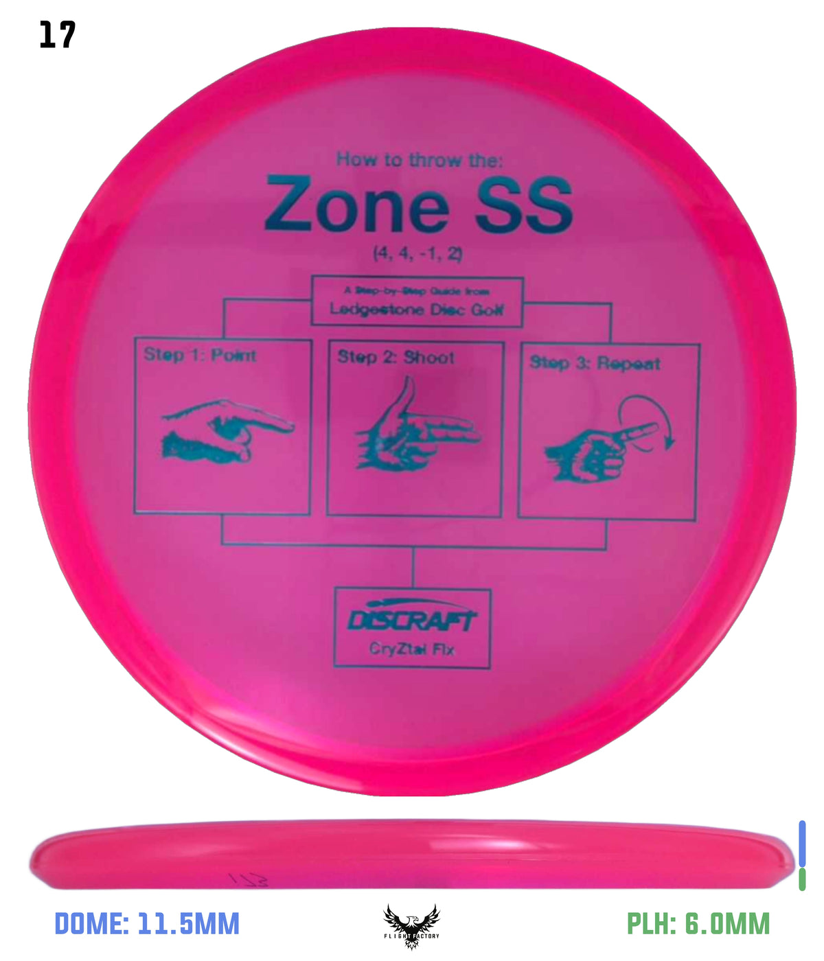 Discraft CryZtal FLX Zone SS - Ledgestone 2026 Preseason