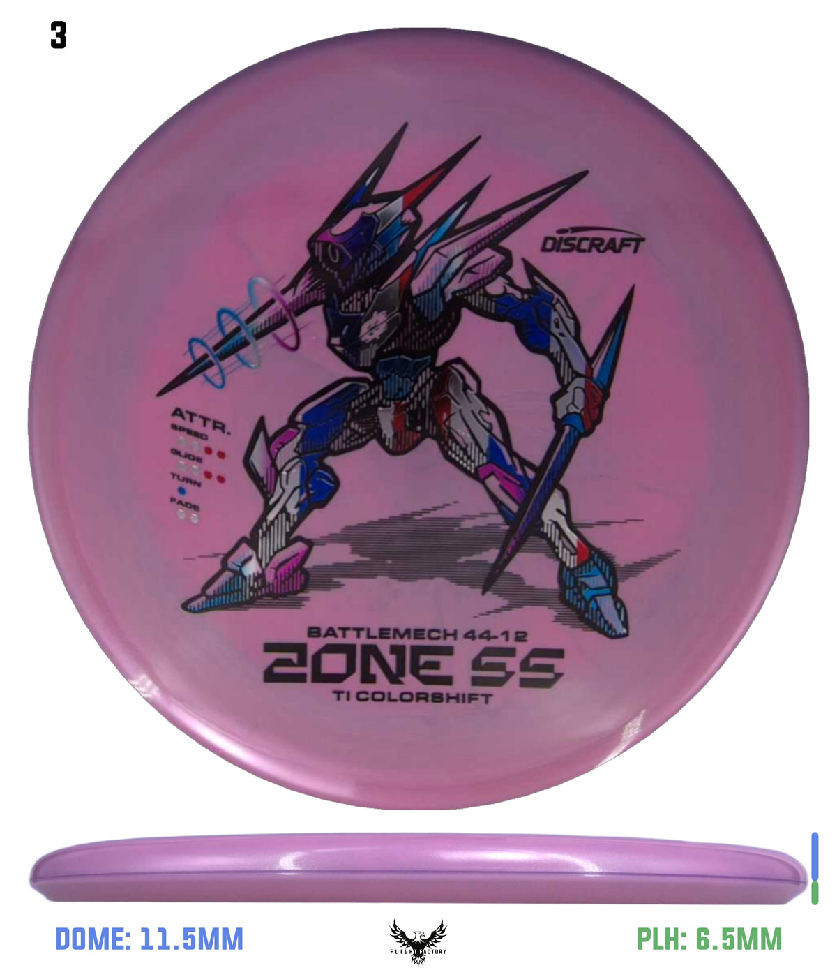 Discraft TI Colorshift Zone SS - Ledgestone 2026 Wave 3