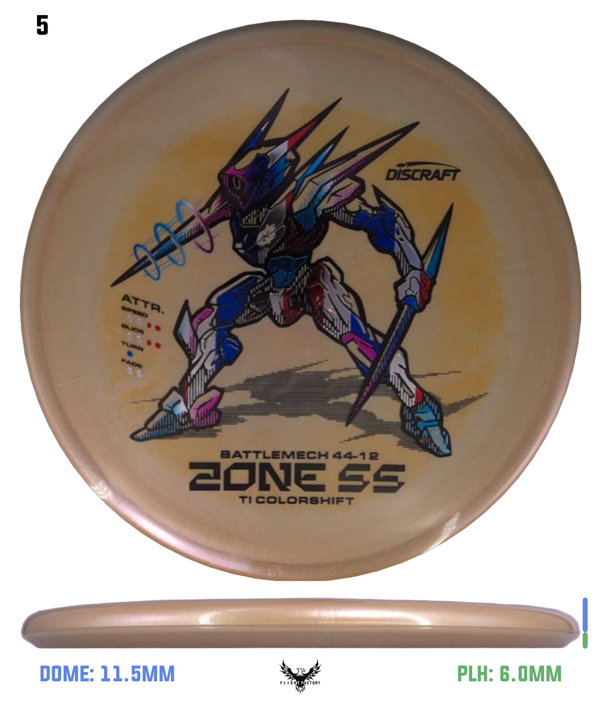 Discraft TI Colorshift Zone SS - Ledgestone 2026 Wave 3