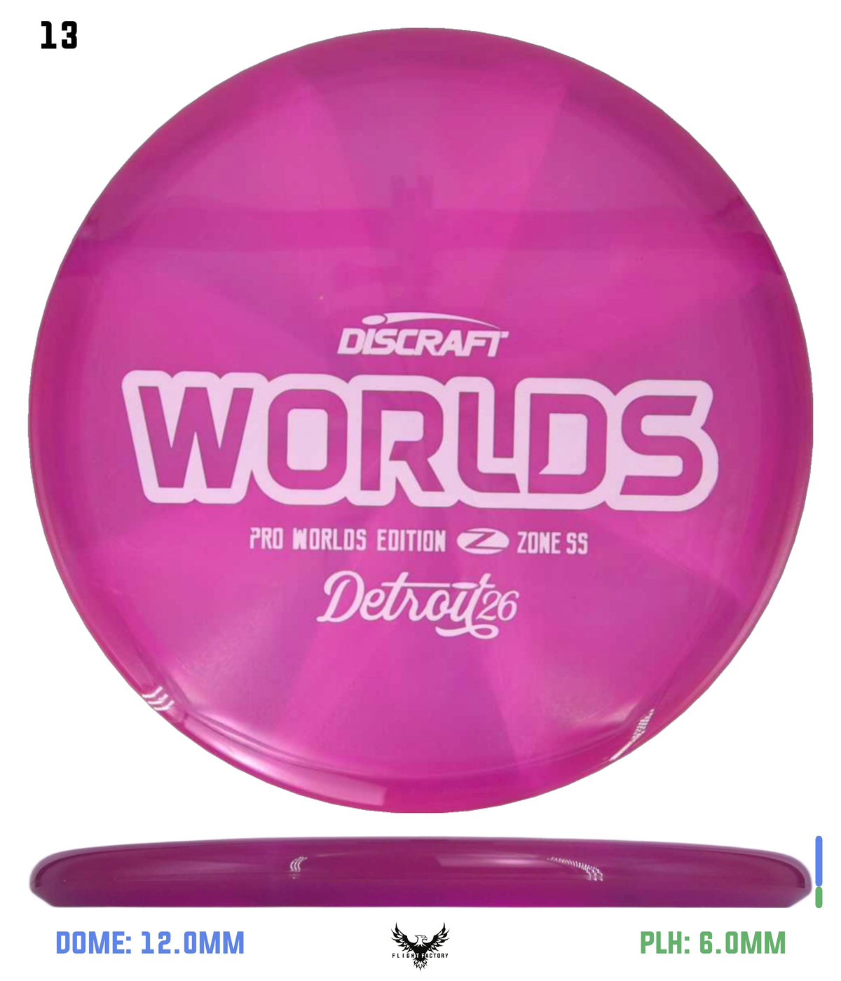 Discraft Tour Series Z Zone SS - 2026 Worlds Edition