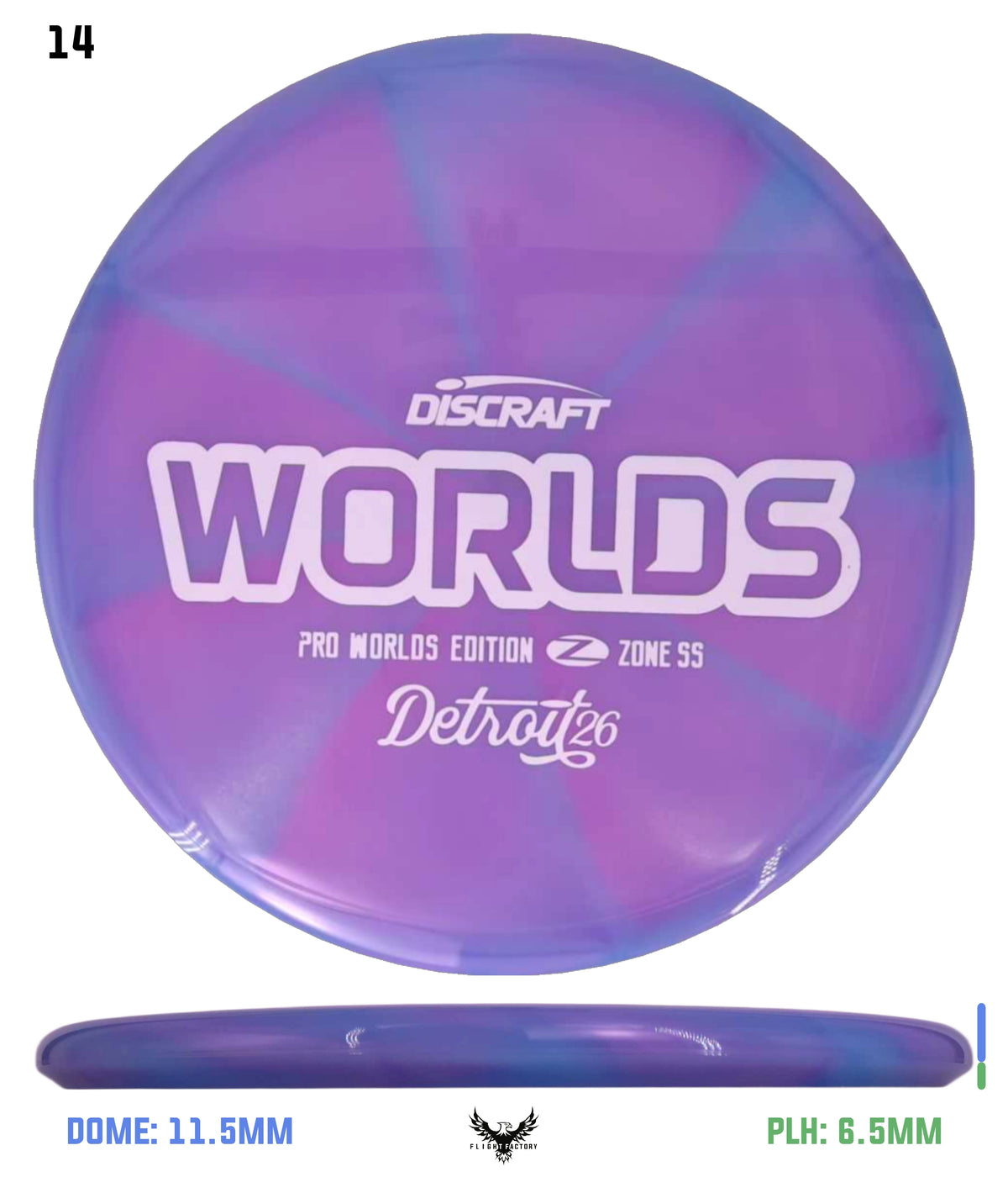 Discraft Tour Series Z Zone SS - 2026 Worlds Edition