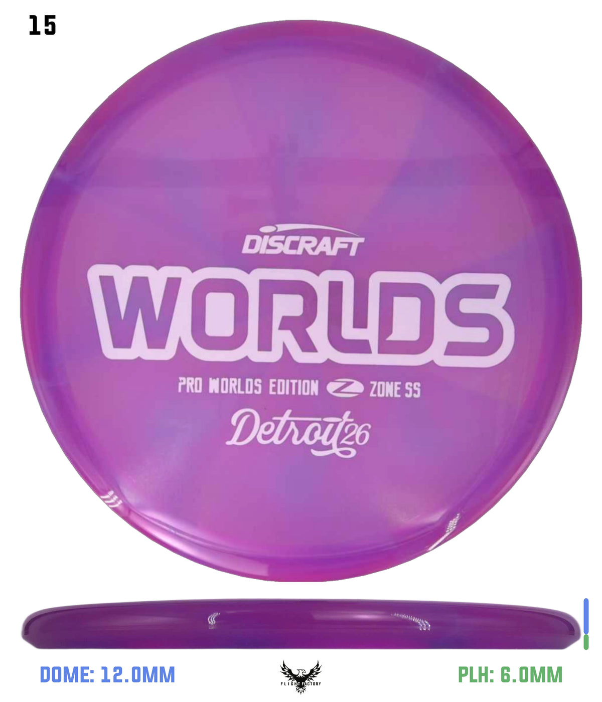 Discraft Tour Series Z Zone SS - 2026 Worlds Edition