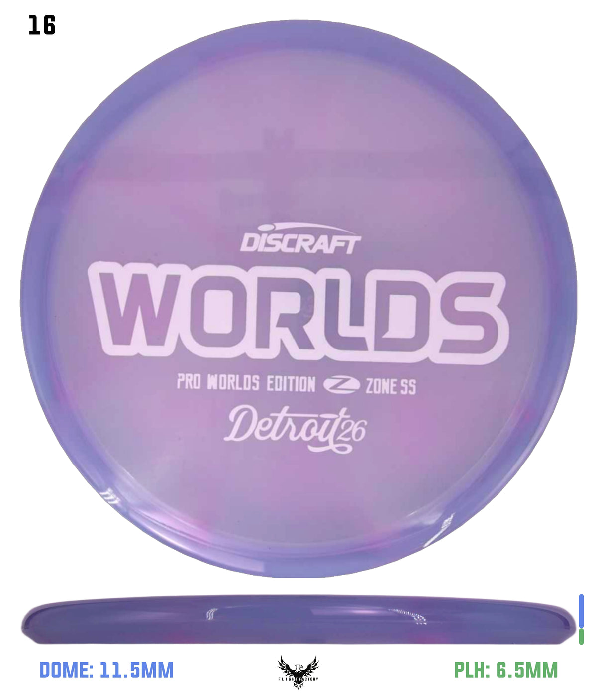 Discraft Tour Series Z Zone SS - 2026 Worlds Edition