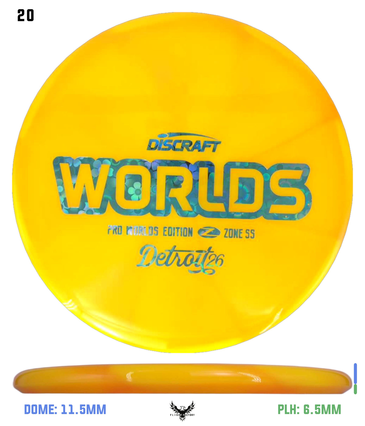 Discraft Tour Series Z Zone SS - 2026 Worlds Edition