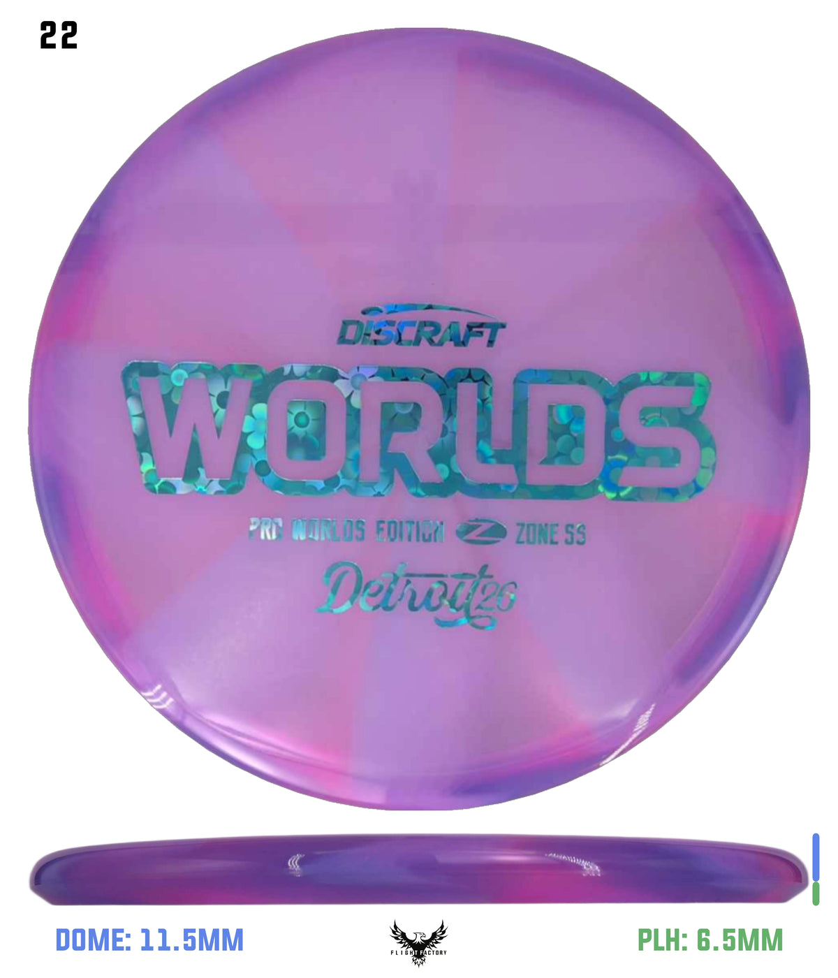Discraft Tour Series Z Zone SS - 2026 Worlds Edition
