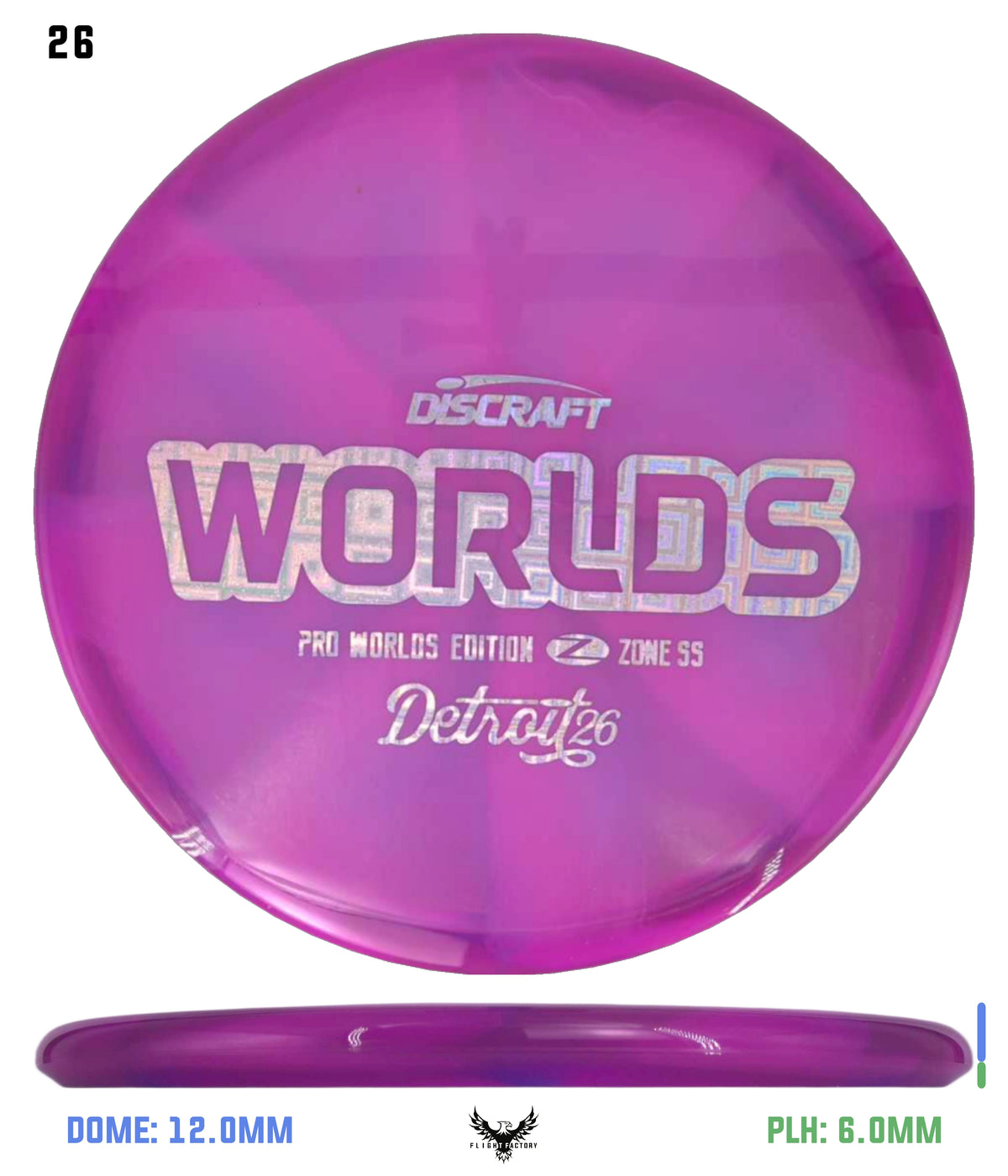 Discraft Tour Series Z Zone SS - 2026 Worlds Edition