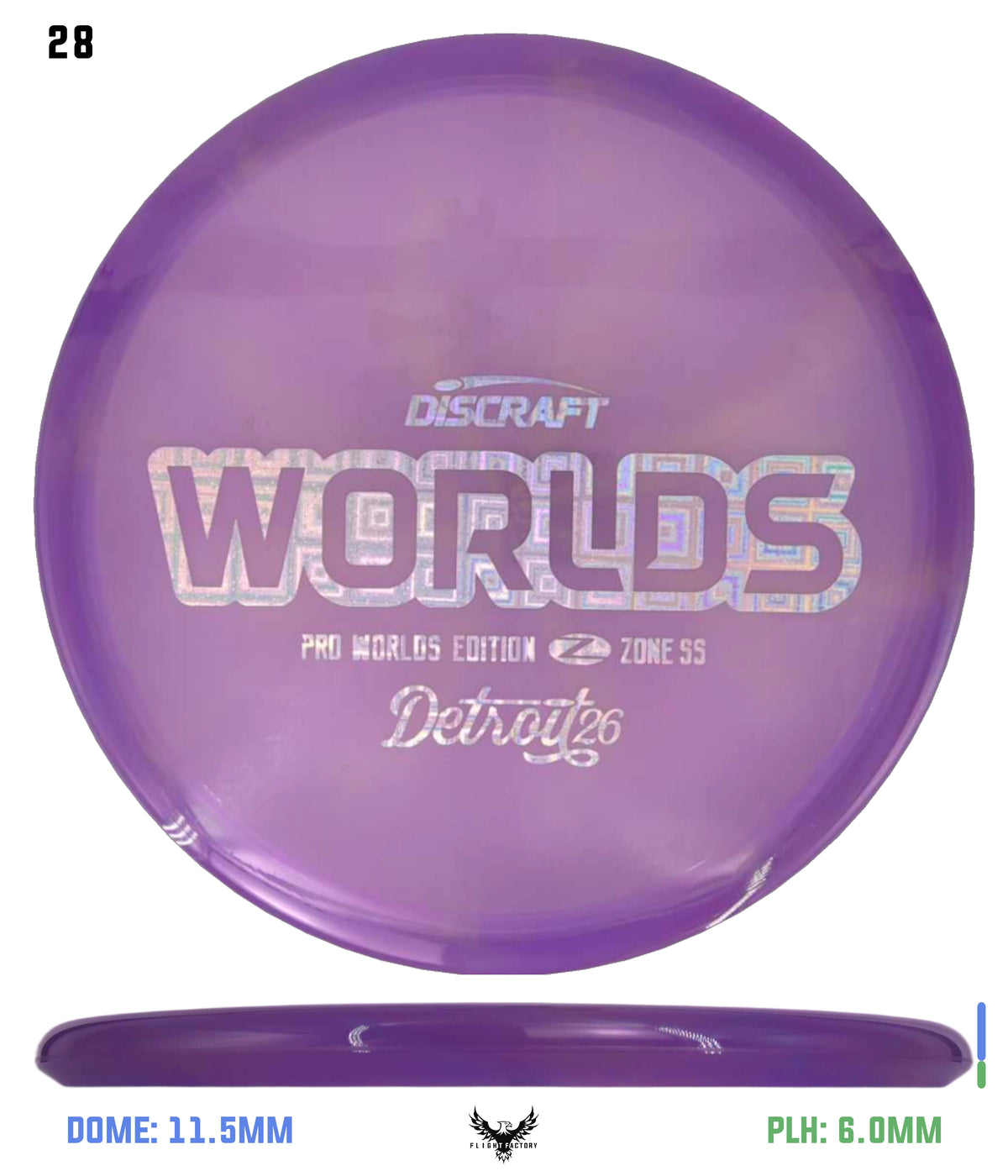 Discraft Tour Series Z Zone SS - 2026 Worlds Edition