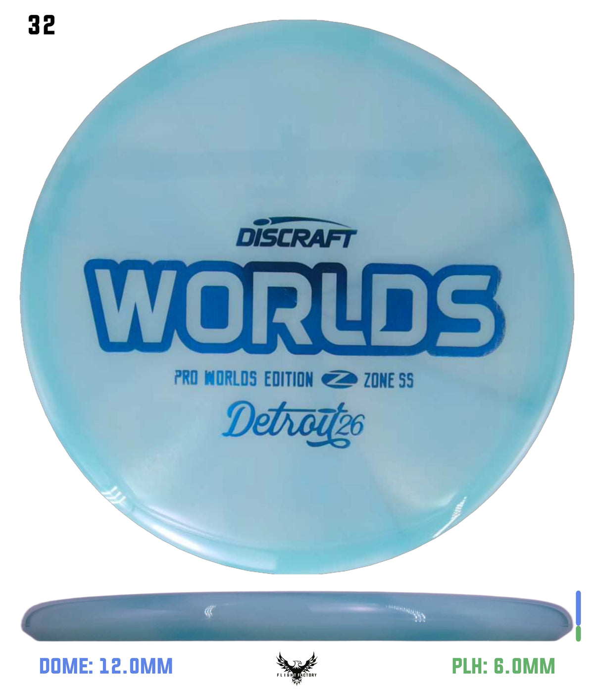 Discraft Tour Series Z Zone SS - 2026 Worlds Edition