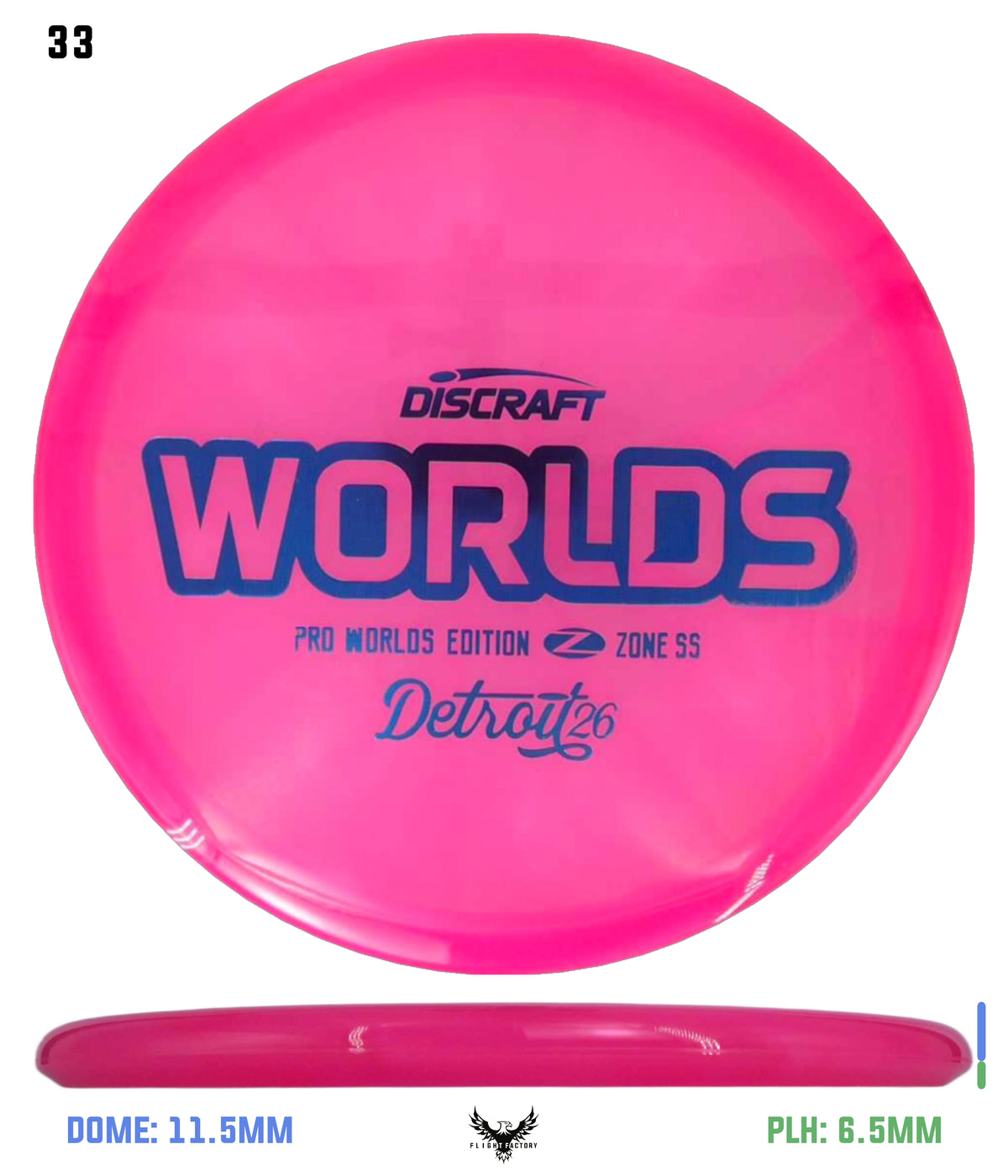 Discraft Tour Series Z Zone SS - 2026 Worlds Edition
